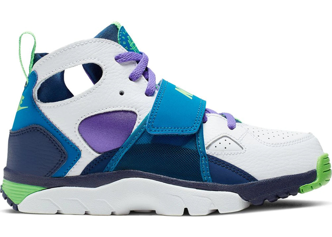 Nike Air Trainer Huarache Blue Void Psychic Purple Scream Green (PS)