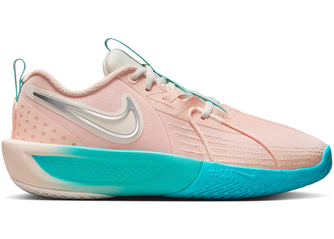 Nike Air Zoom GT Cut 3 Washed Coral Dusty Cactus Metallic Silver Chalk (GS)