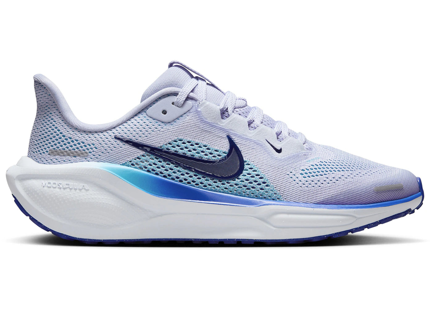 Nike Air Zoom Pegasus 41 Ghost Football Grey Deep Night Blue Void (GS)