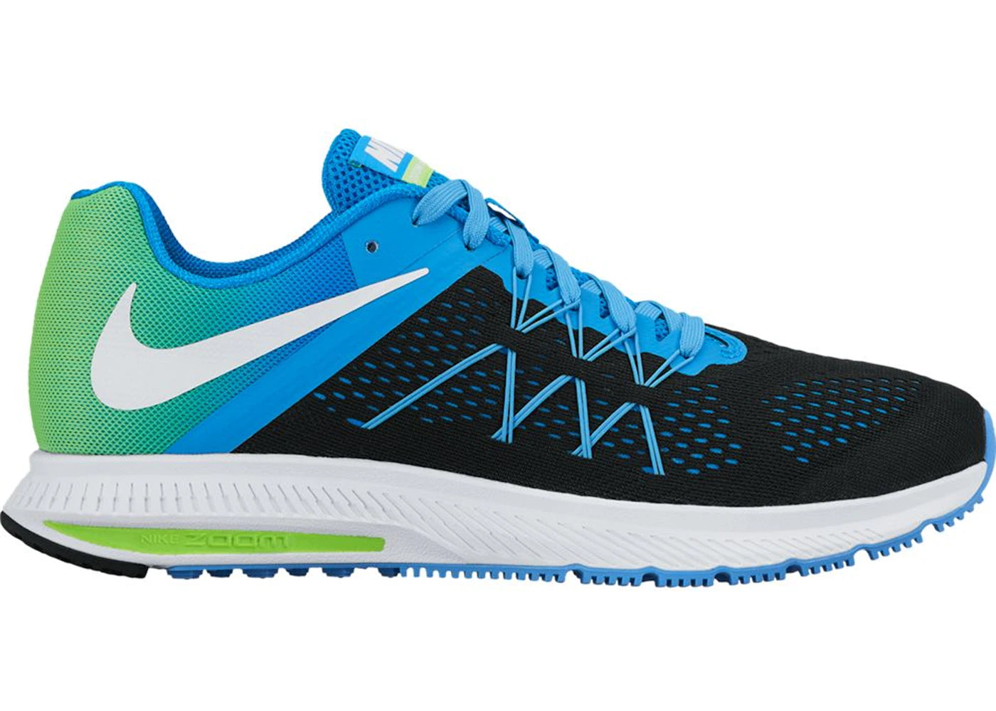 Nike Air Zoom Winflo 3 Black Photo Blue