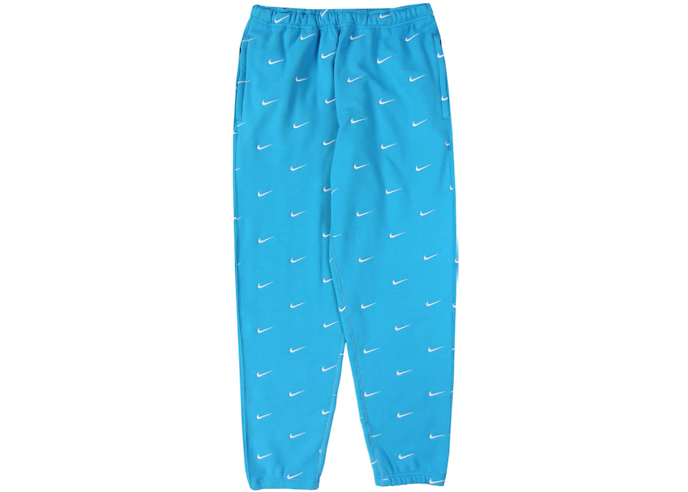 Nike All Over Swoosh Logo Pants Blue