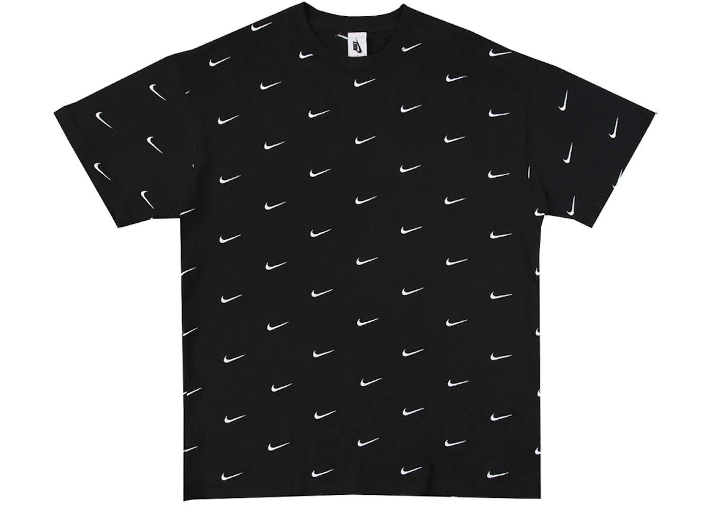 Nike All Over Swoosh Logo T-shirt Black