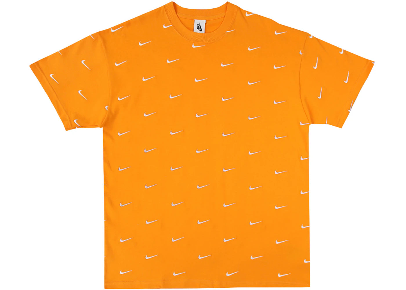 Nike All Over Swoosh Logo T-shirt Kumquat