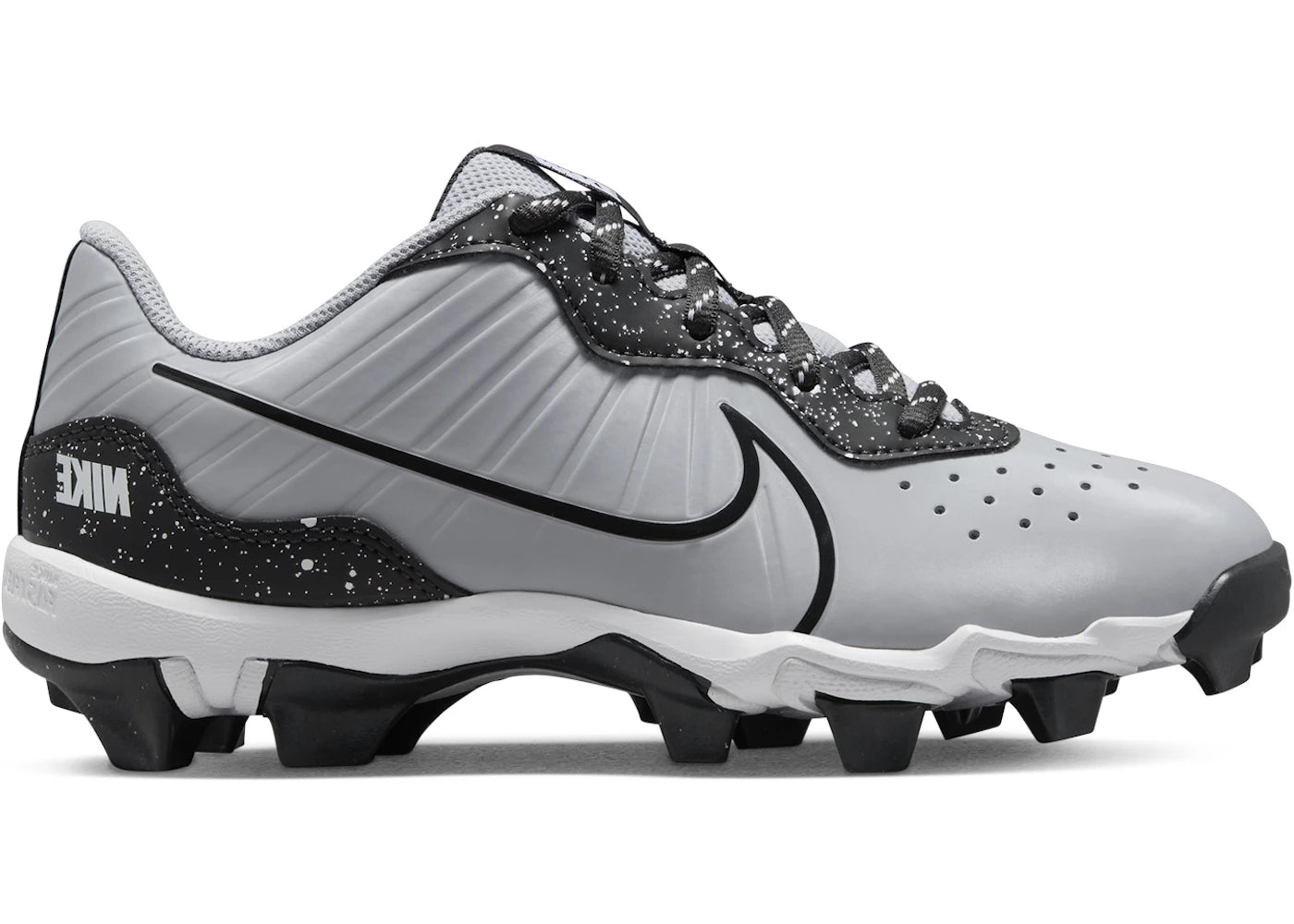 Nike Alpha Huarache 4 Keystone Wolf Grey White Dark Smoke Grey (GS)