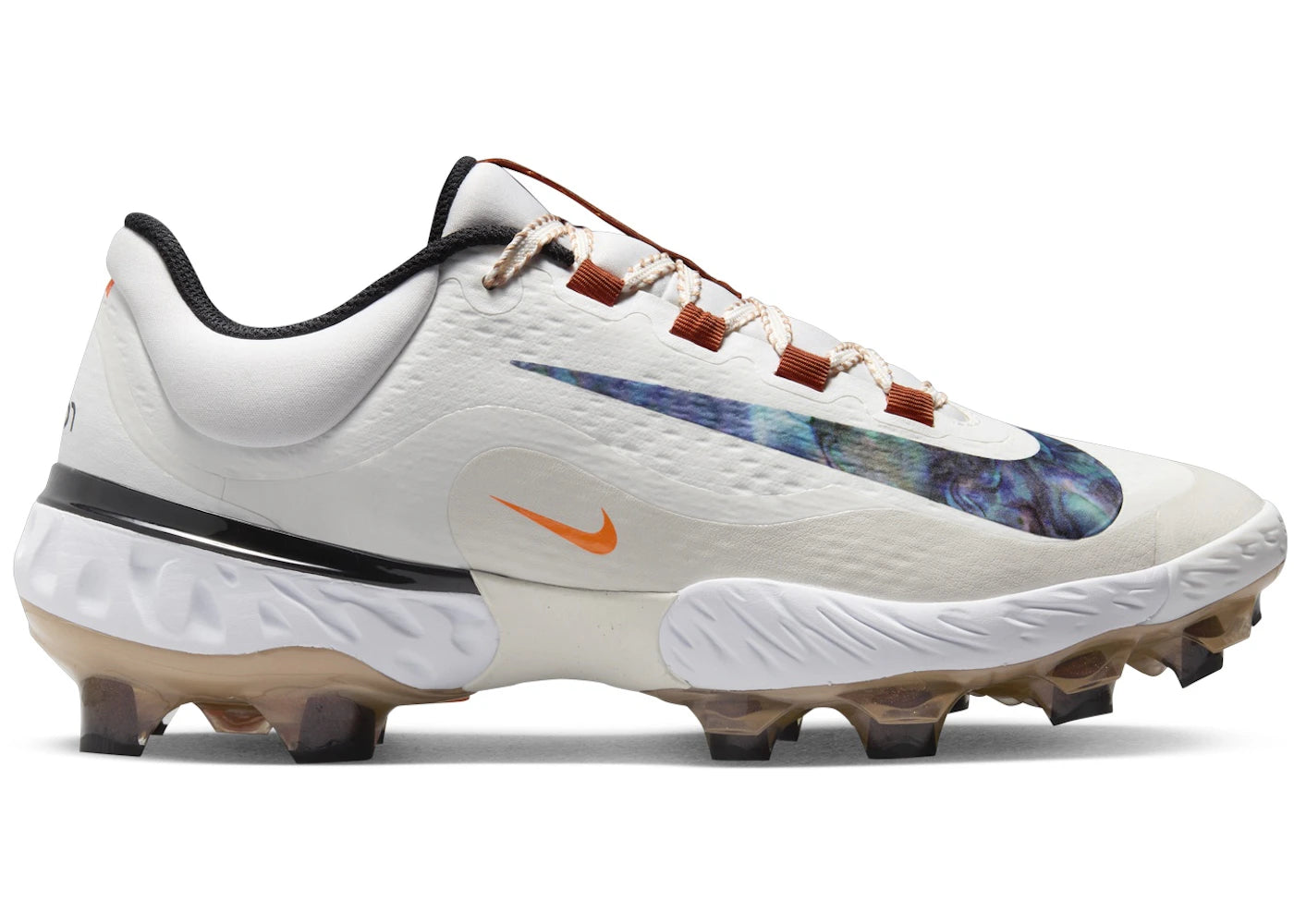 Nike Alpha Huarache Elite 4 Low MCS Summit White Phantom Dark Russet Royal Pulse