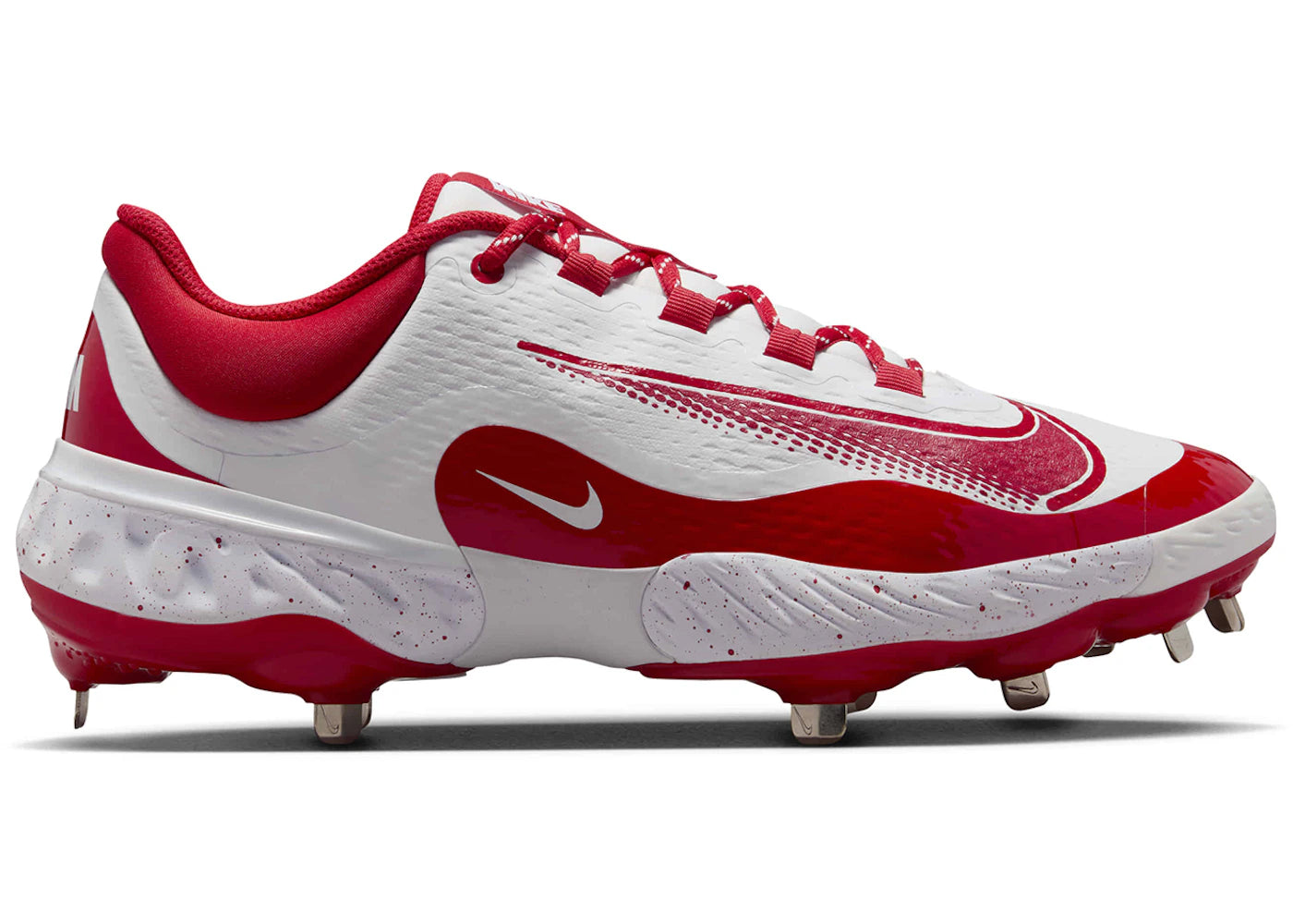 Nike Alpha Huarache Elite 4 Low White University Red