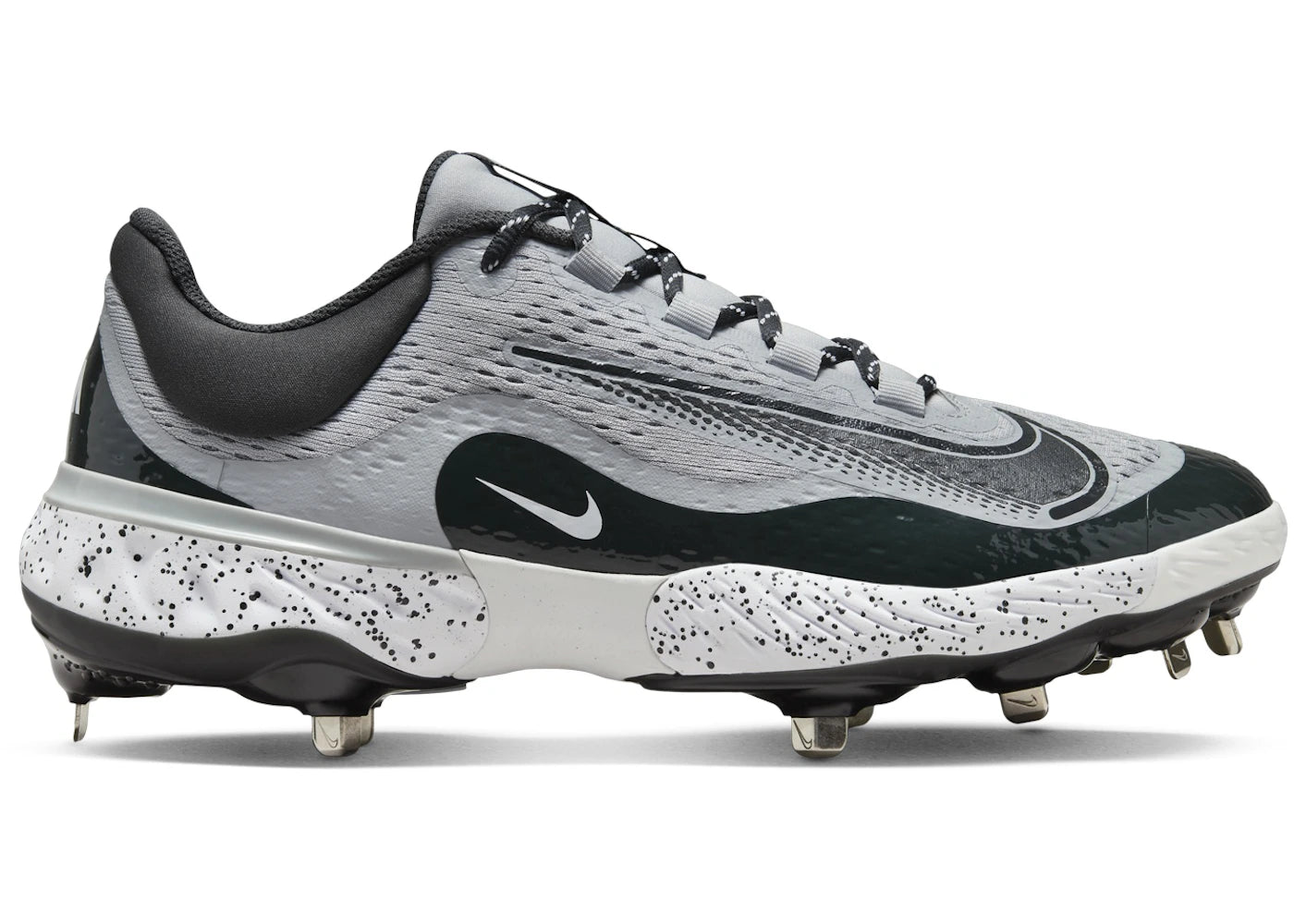 Nike Alpha Huarache Elite 4 Low Wolf Grey White Dark Smoke Grey