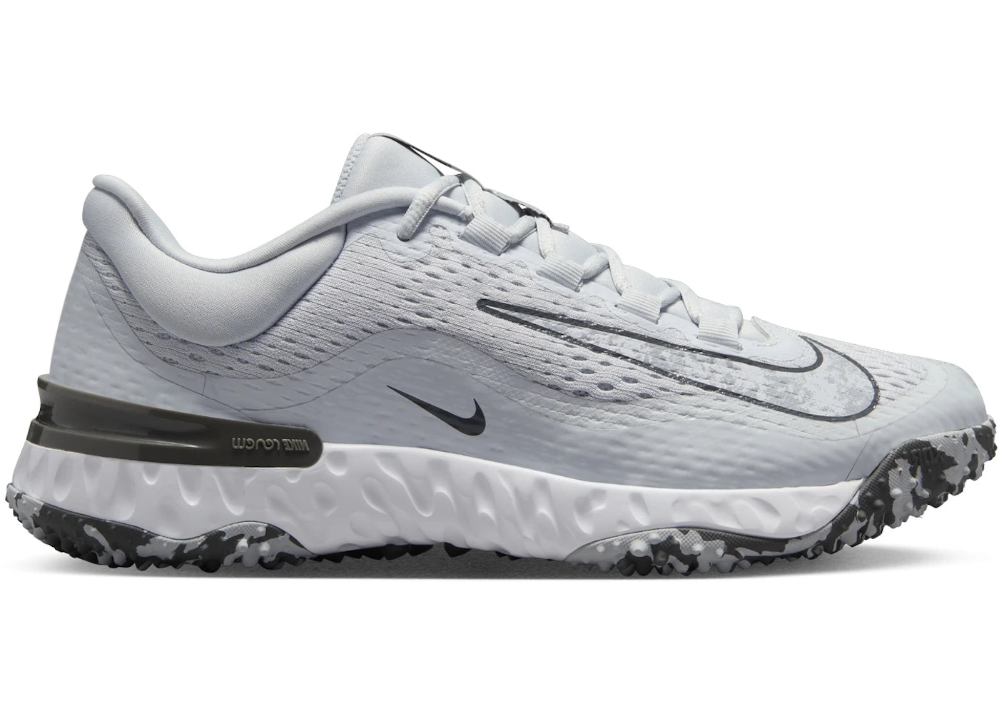 Nike Alpha Huarache Elite 4 Turf Pure Platinum Iron Grey White Wolf Grey (Women's)