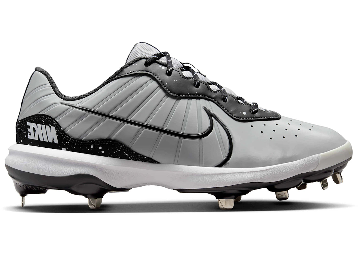 Nike Alpha Huarache Varsity 4 Low Wolf Grey White Dark Smoke Grey
