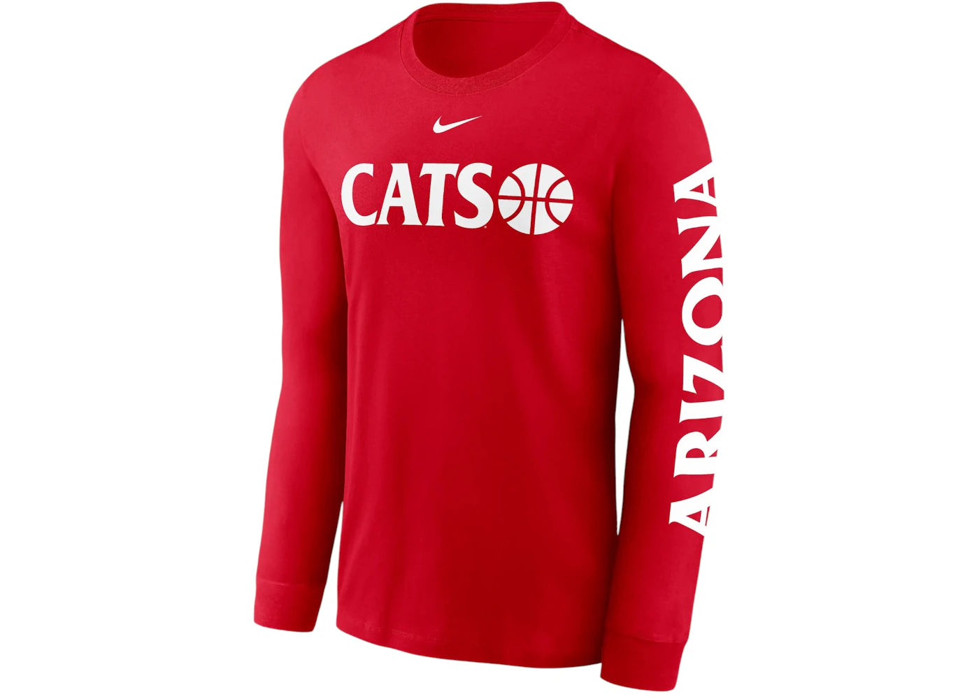 Nike Arizona Wildcats Basketball Icon College Long-Sleeve T-Shirt University Red