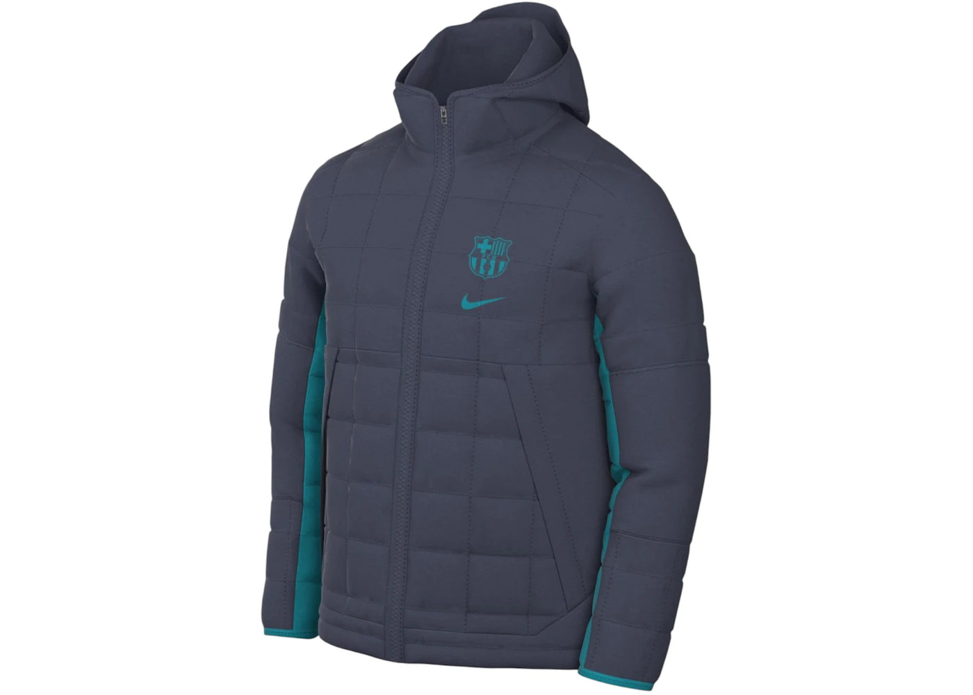 Nike Barcelona FC Synthetic Filled Jacket Navy