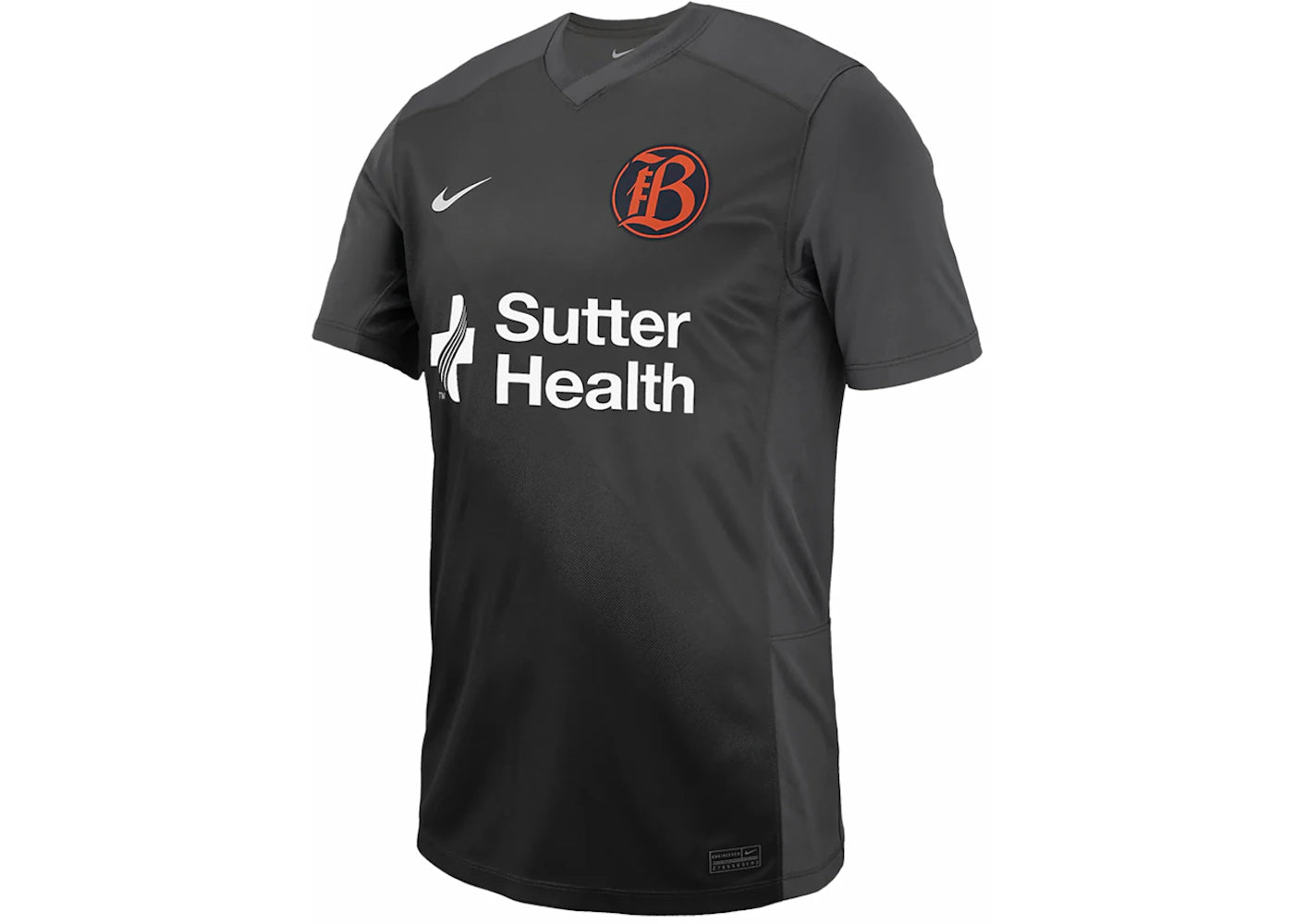 Nike Bay FC 2024 Stadium Secondary Replica Jersey Anthracite