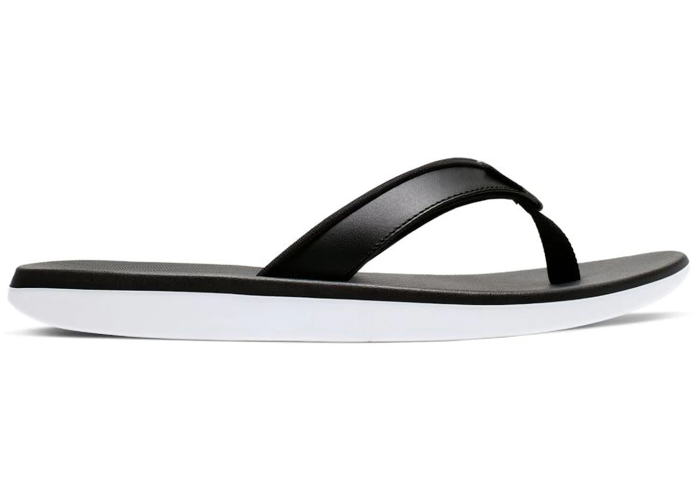 Nike Bella Kai Thong Sandal Black Metallic Silver White (Women's)