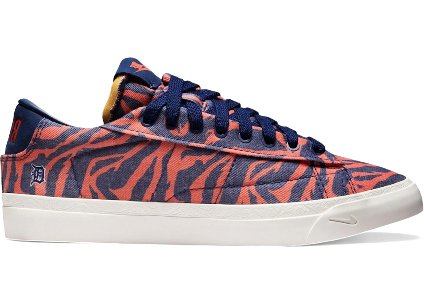 Nike Blazer Low Devin Booker Detroit Tigers Safety Orange Blue Void