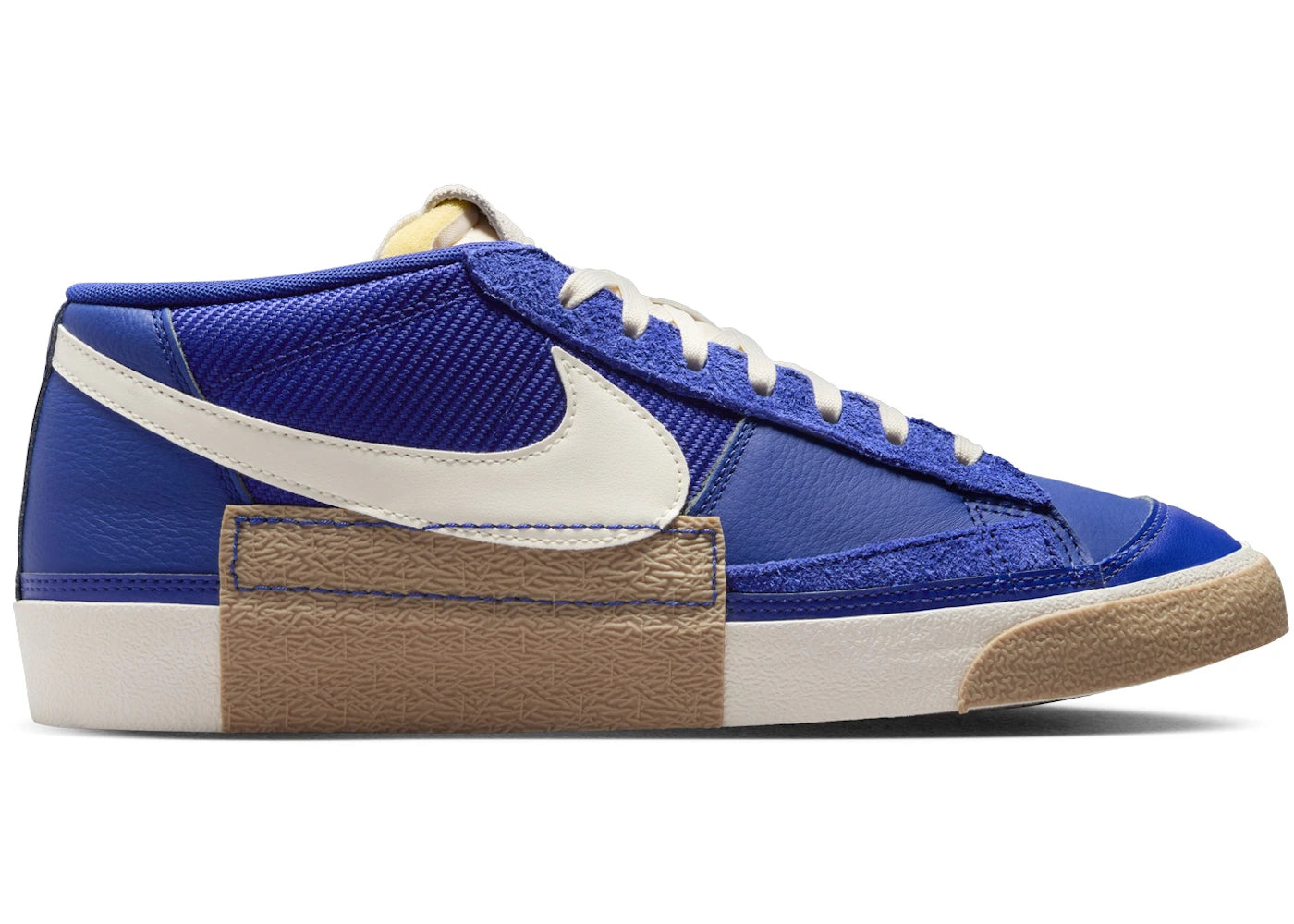 Nike Blazer Low Pro Club Deep Royal Blue Gum Light Brown Metallic Gold Pale Ivory