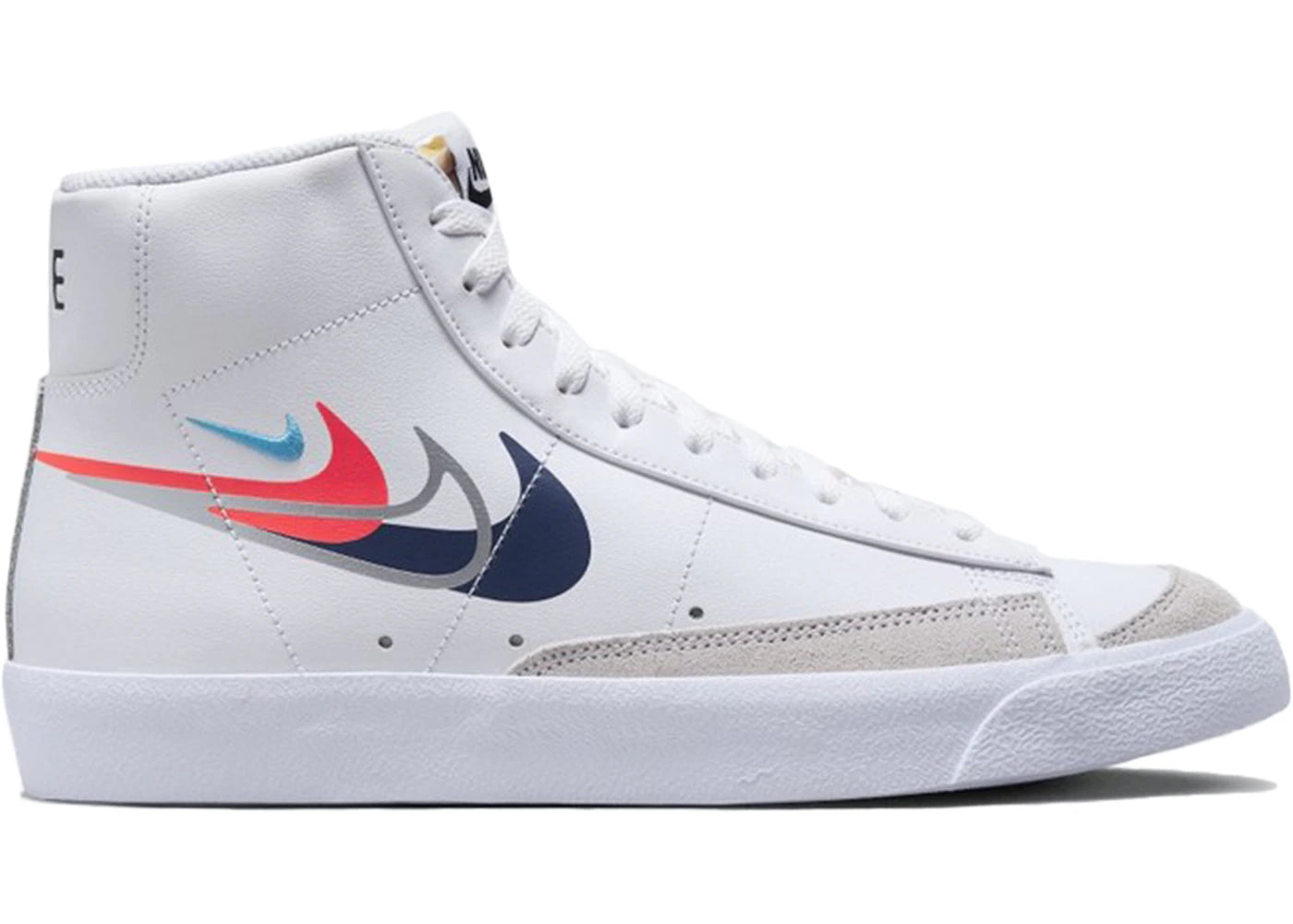 Nike Blazer Mid 77 Multi Swoosh White Multi-Color