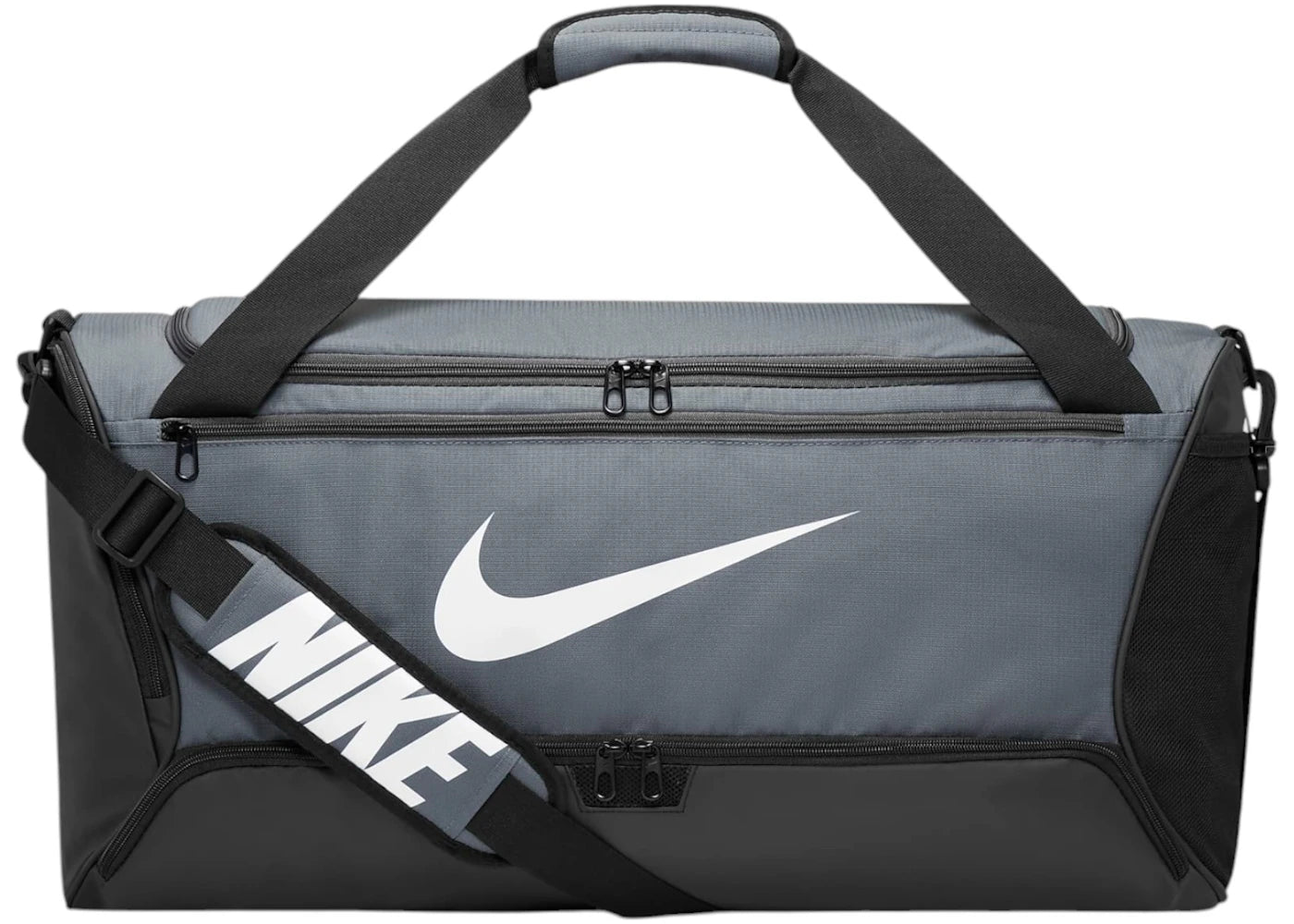 Nike Brasilia 9.5 Training Duffel Medium 60L Bag Iron Grey/Black/White