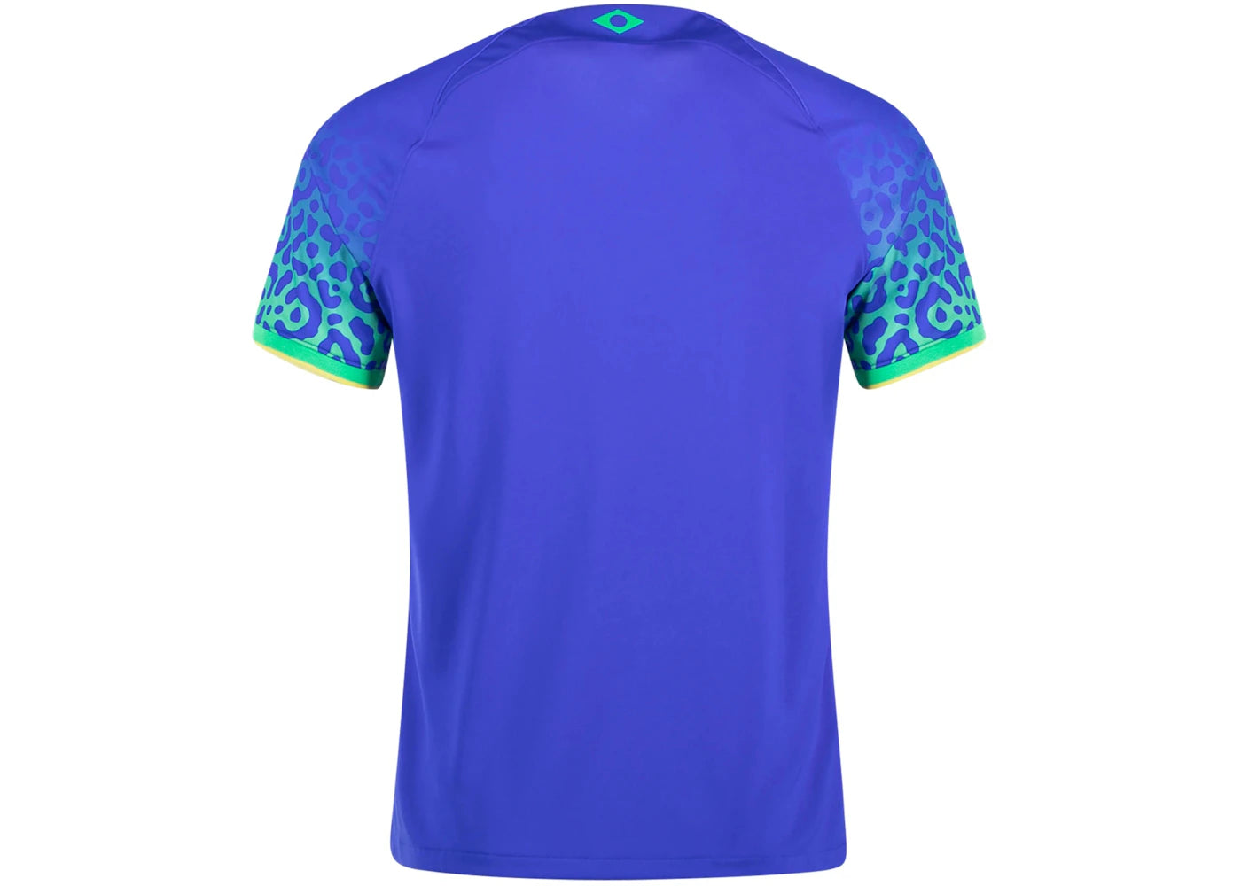 Nike Brazil 2022/23 Stadium Away Jersey Parmount Blue/Green Spark/Dynamic Yellow/Green Spark