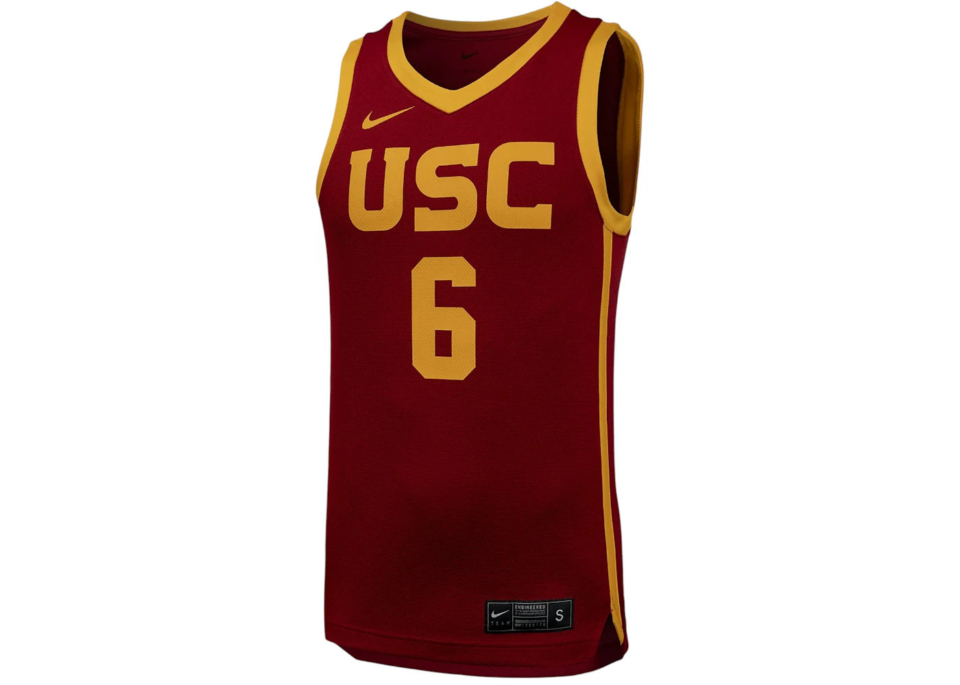 Nike Bronny James USC 2023/24 College Basketball Jersey Team Crimson