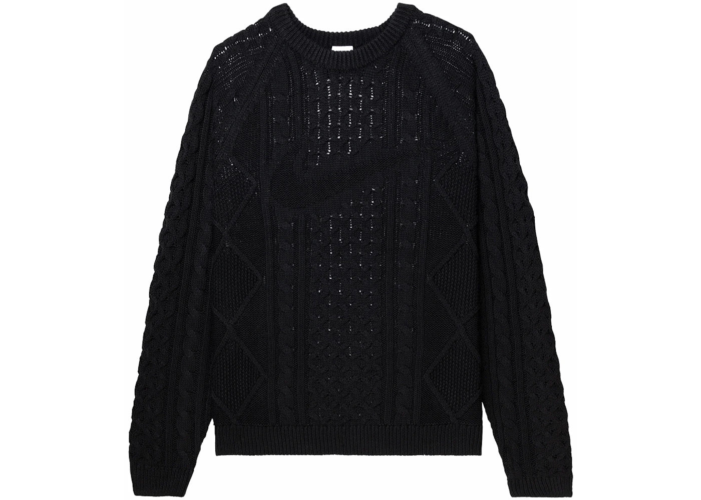 Nike Cable Knit L/S Sweater (Asia Sizing) Black
