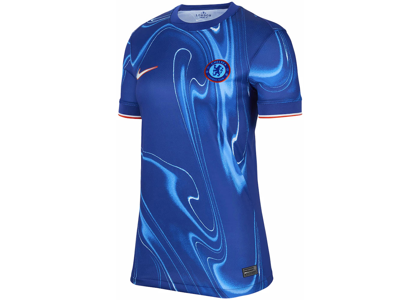 Nike Chelsea FC 2024 Stadium Home Soccer Replica Jersey Rush Blue/Team Orange/White