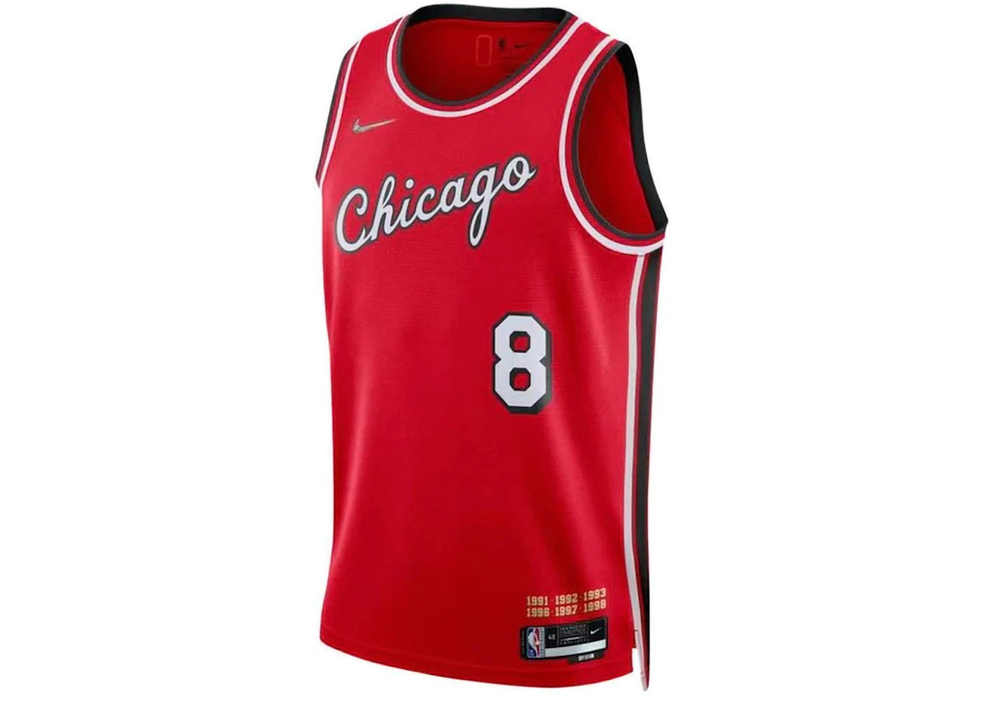 Nike Chicago Bulls Lavine City Edition Jersey Red