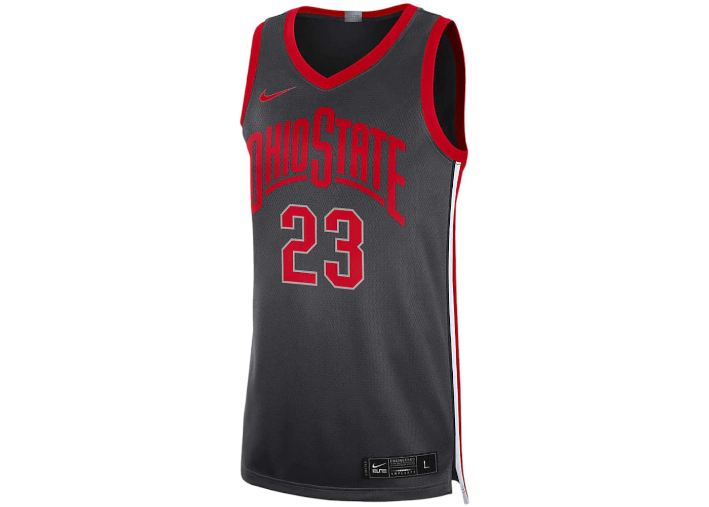Nike College Dri-Fit LeBron James Ohio State Jersey Black