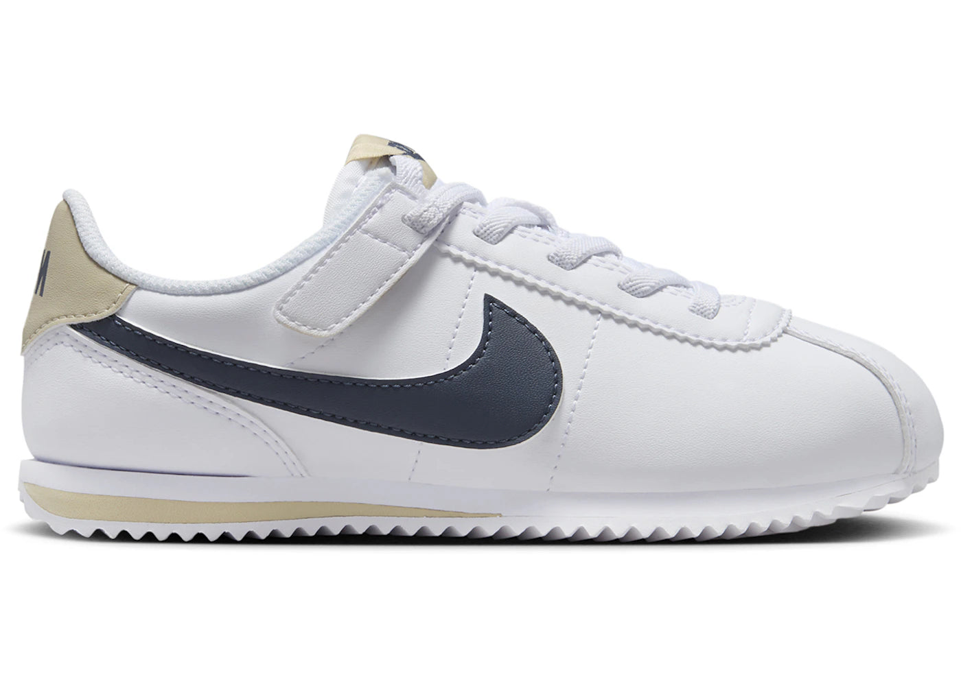 Nike Cortez EasyOn White Desert Khaki Thunder Blue (PS)