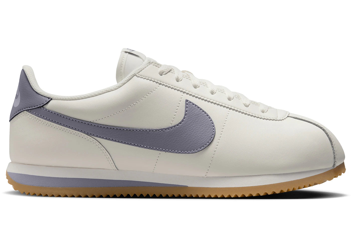 Nike Cortez Leather Sail Gum Yellow Cement Grey