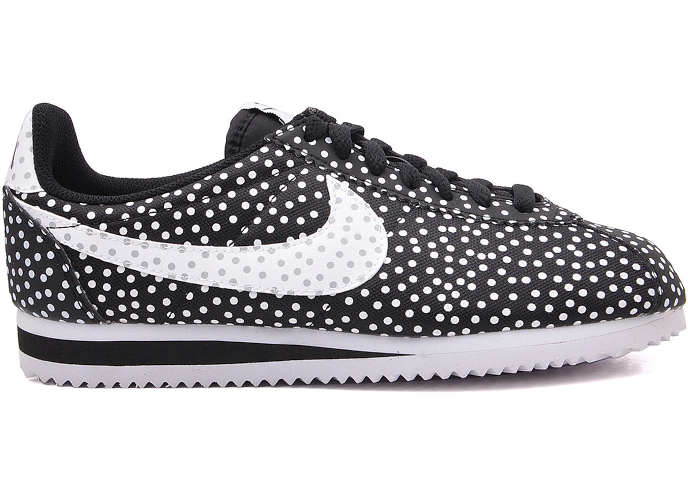 Nike Cortez Polka Dot Black White (Women's)