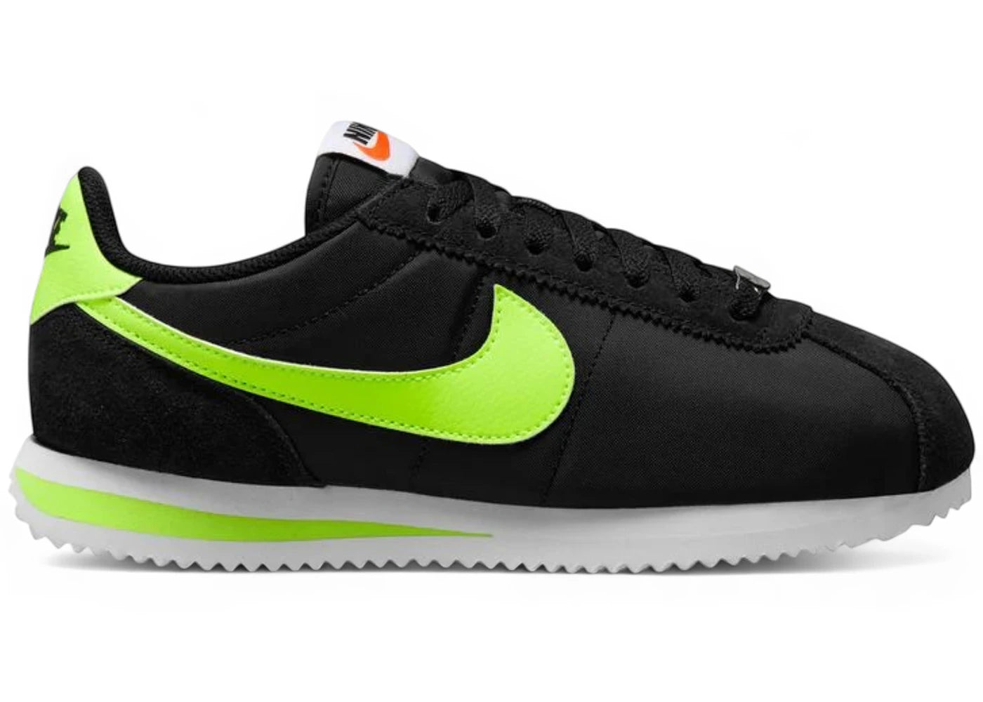 Nike Cortez Textile Black Volt White Black (Women's)