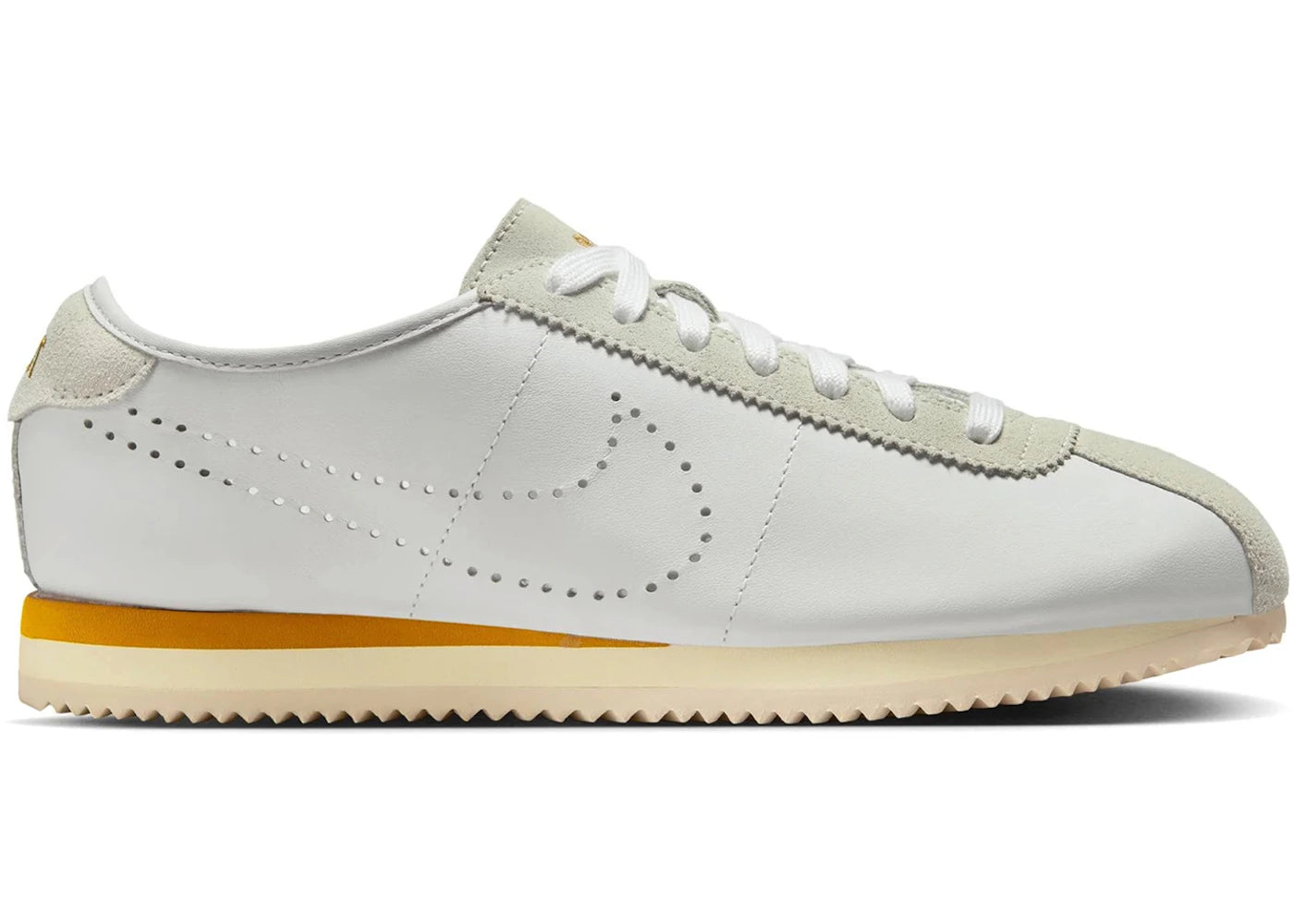 Nike Cortez White Bronze Perforated Swoosh (Women's)
