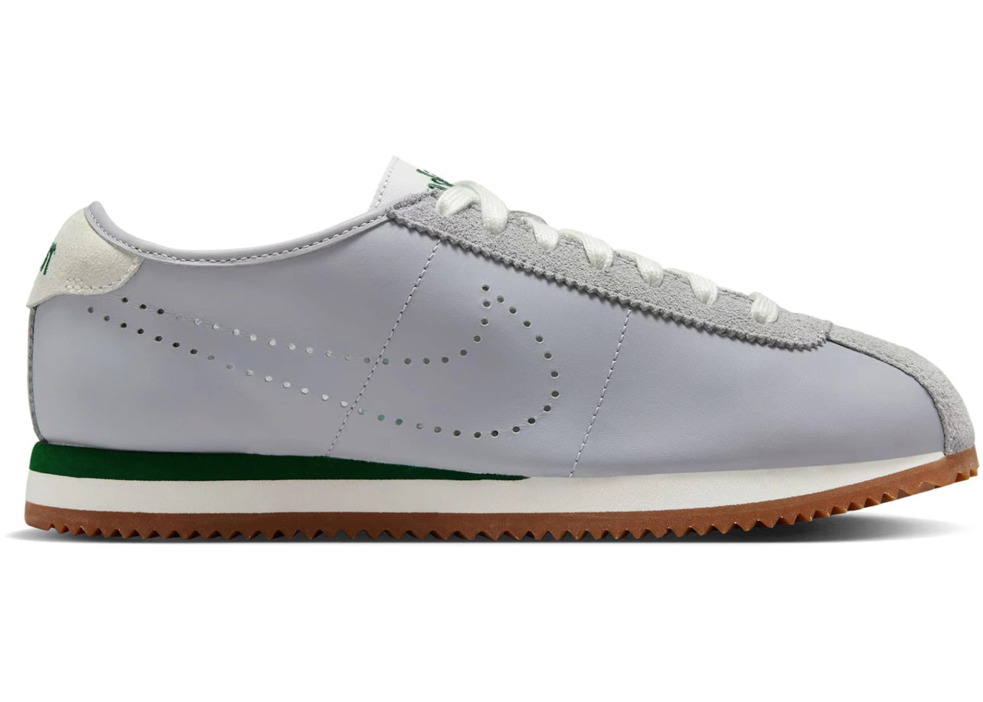 Nike Cortez Wolf Grey Perforated Swoosh (Women's)