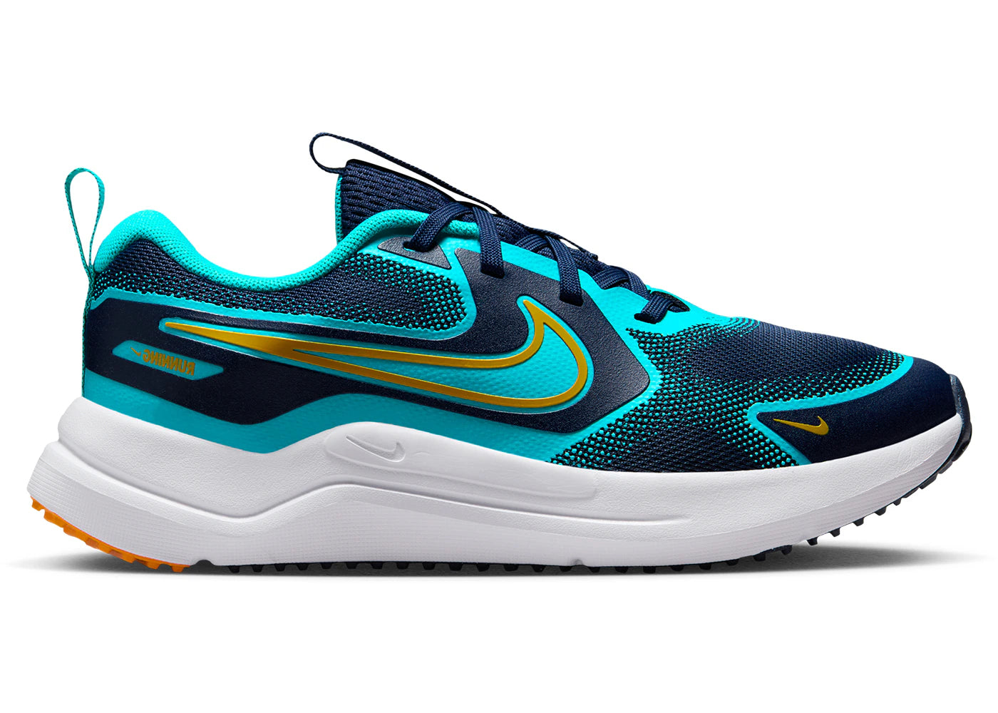 Nike Cosmic Runner Midnight Navy Dusty Cactus White Orange Peel (GS)