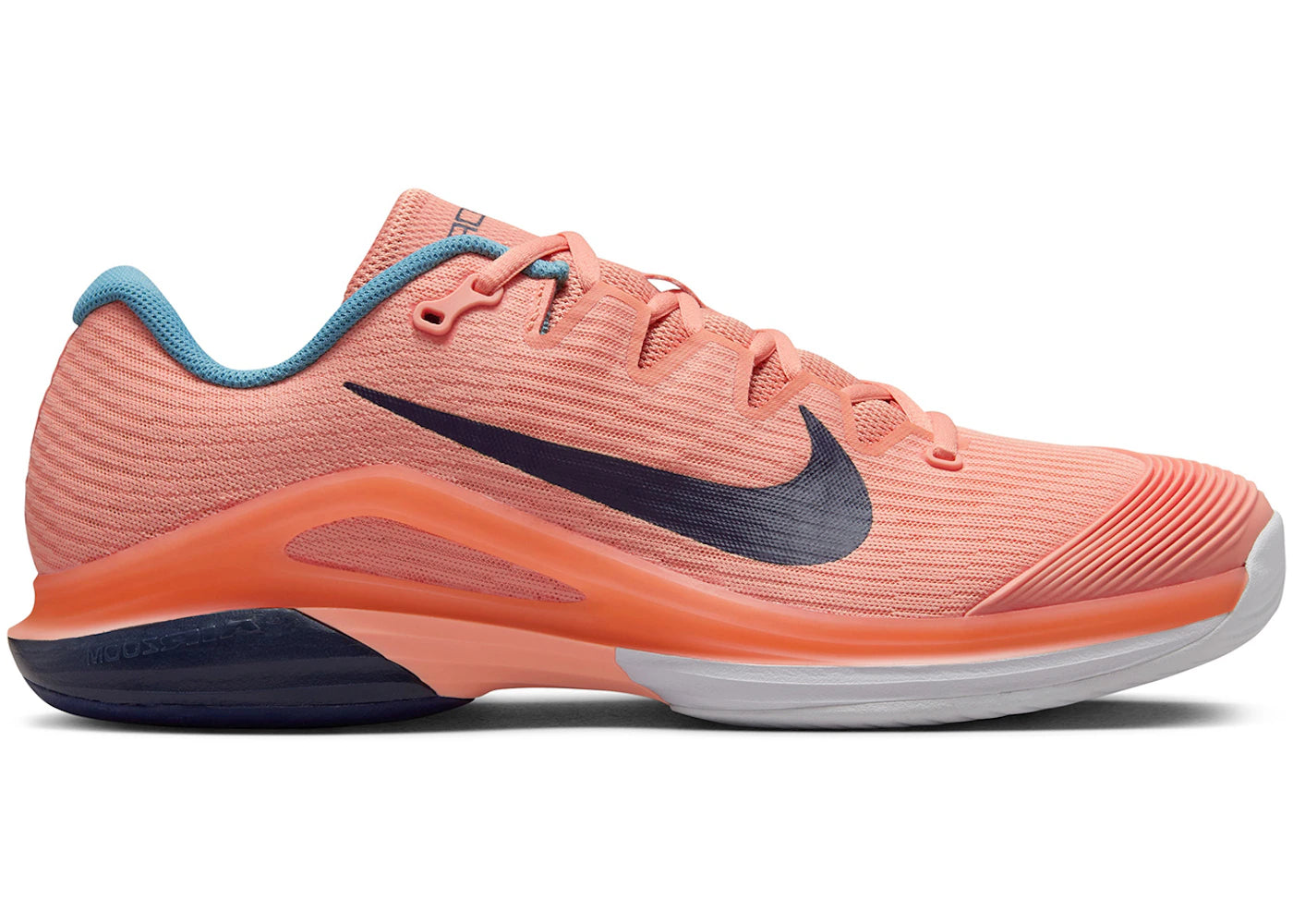 Nike Court Air Zoom Vapor 12 HC Apricot Agate White Denim Turquoise Obsidian