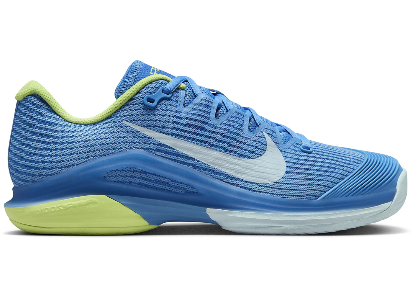 Nike Court Air Zoom Vapor 12 HC Blue Beyond Light Lemon Twist Star Blue Glacier Blue (Women's)