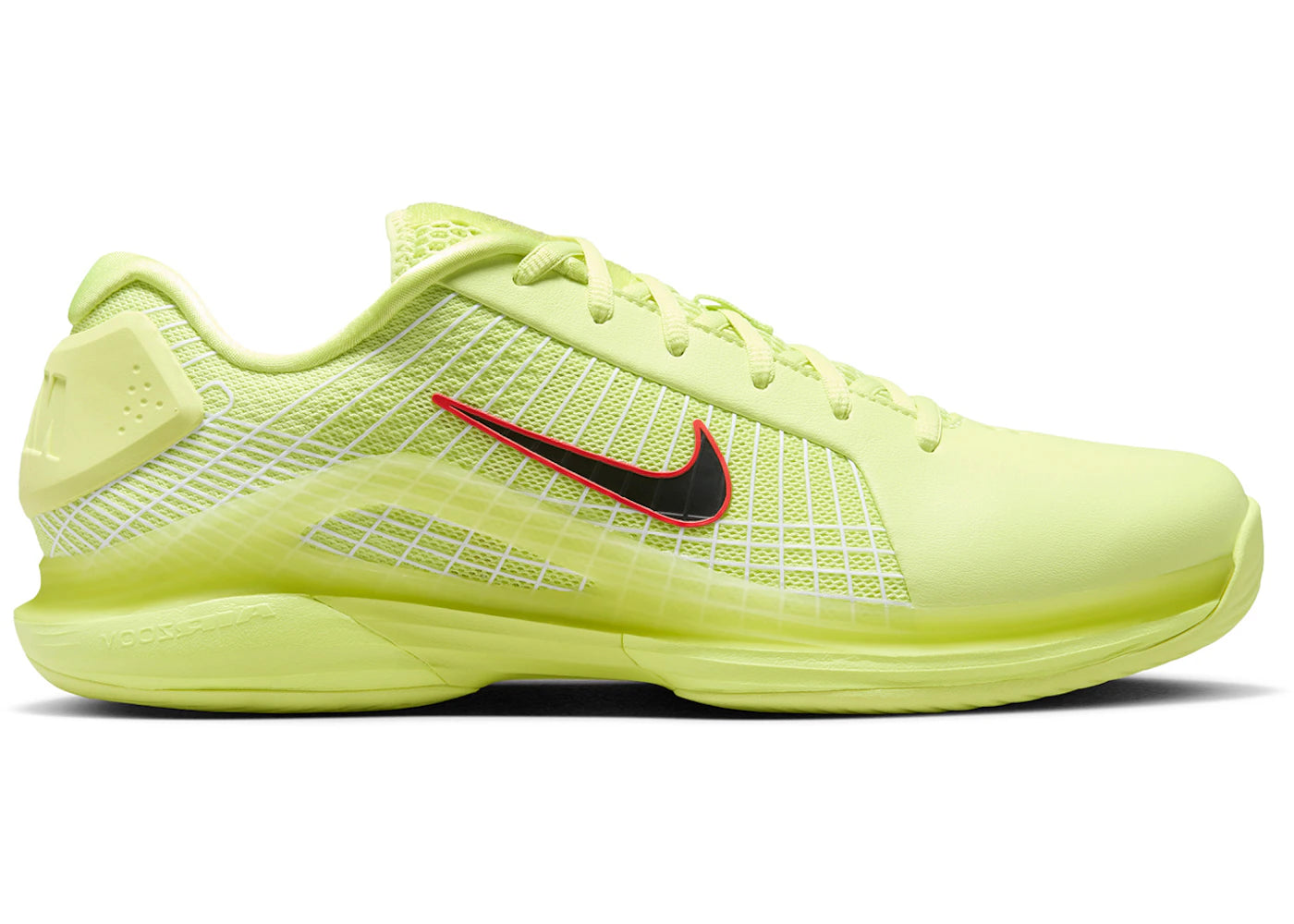 Nike Court Air Zoom Vapor 12 Hypersmash HC Light Lemon Twist Light Crimson White Black