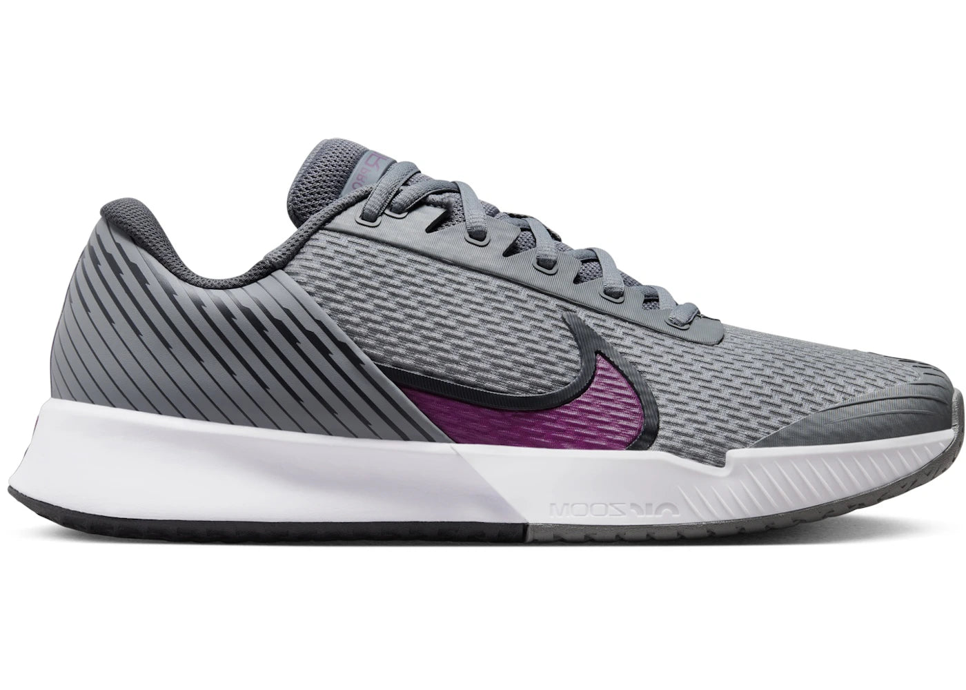 Nike Court Air Zoom Vapor Pro 2 HC Smoke Grey Dark Smoke Grey Black Sangria
