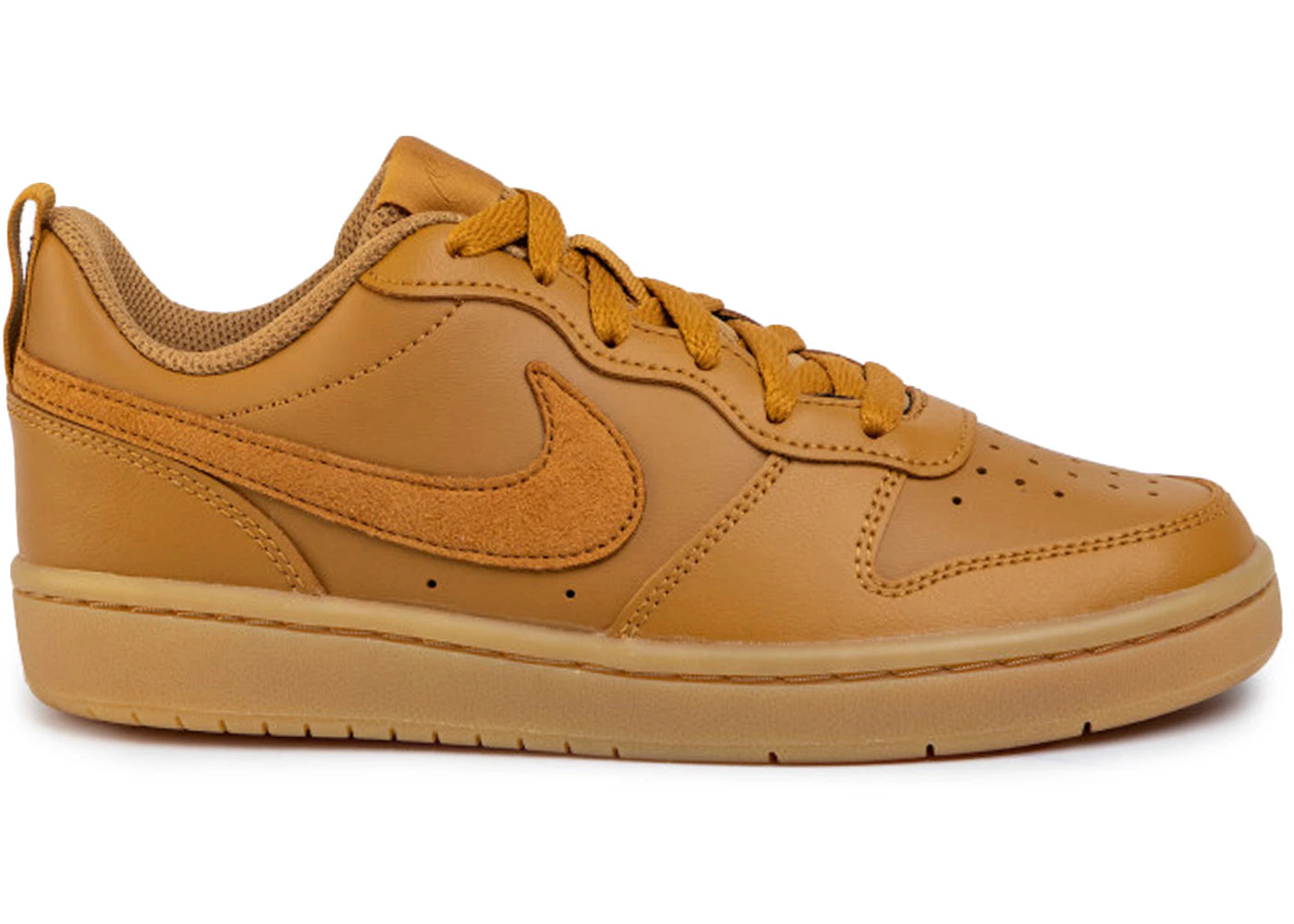 Nike Court Borough Low 2 Wheat Wheat Gum Light Brown (GS)