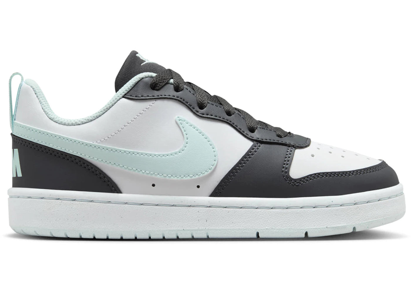 Nike Court Borough Low Recraft Anthracite White Glacier Blue (GS)