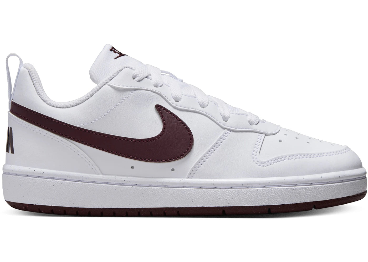 Nike Court Borough Low Recraft White Burgundy Crush (GS)