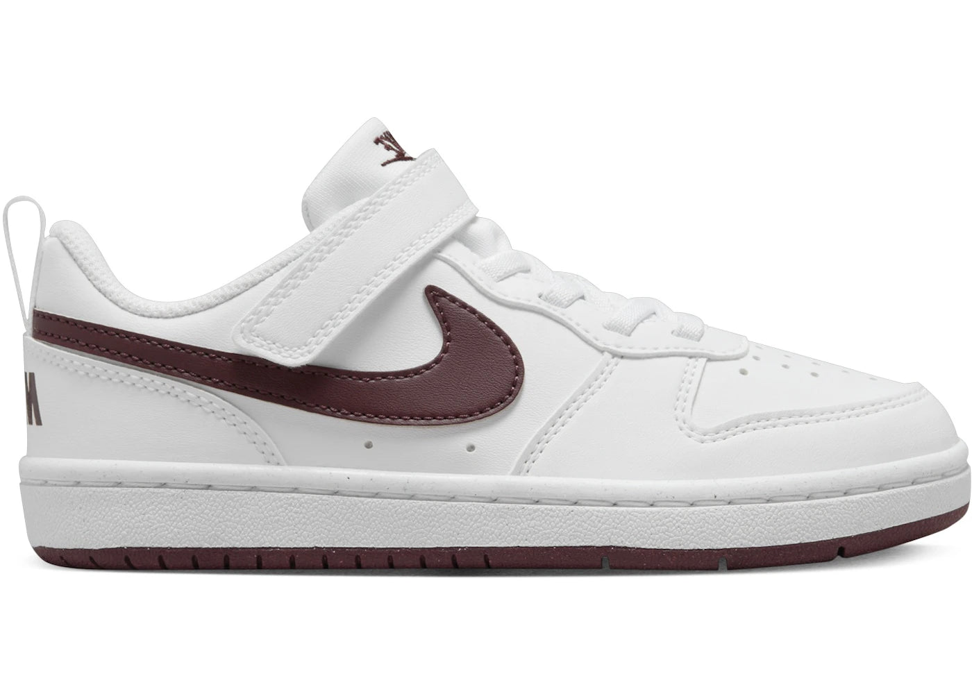 Nike Court Borough Low Recraft White Burgundy Crush (PS)