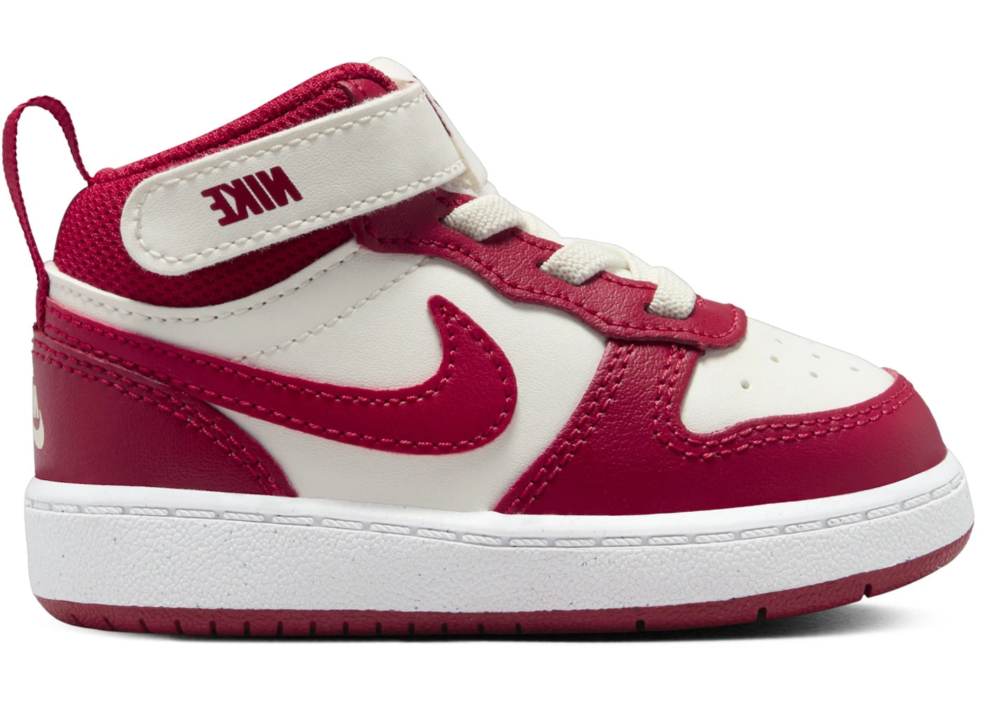 Nike Court Borough Mid 2 Sail White Gym Red (TD)