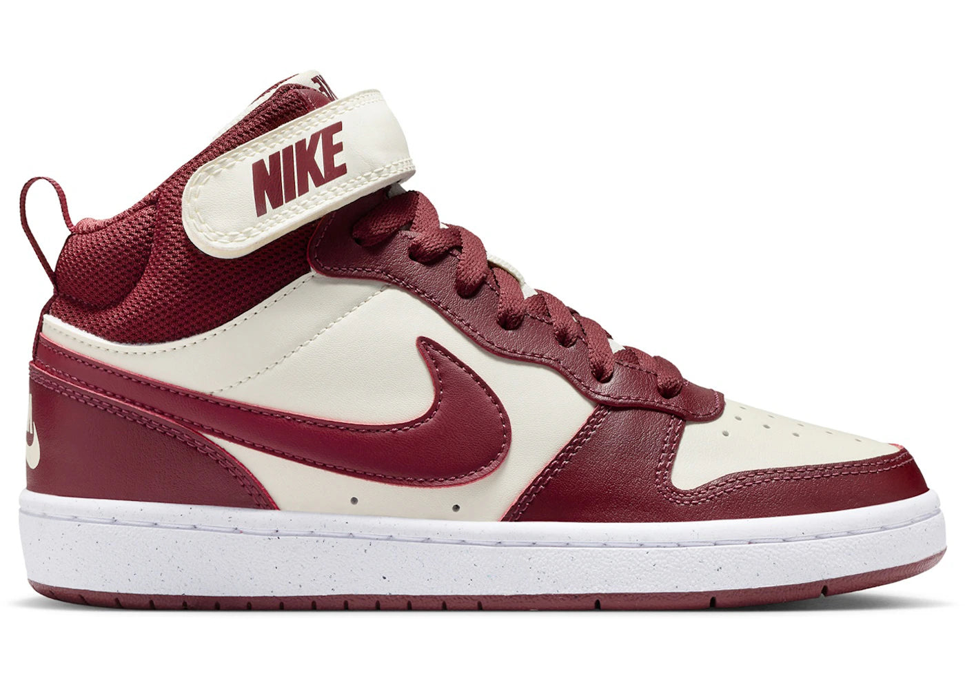 Nike Court Borough Mid 2 Soft Pearl Dark Team Red (GS)