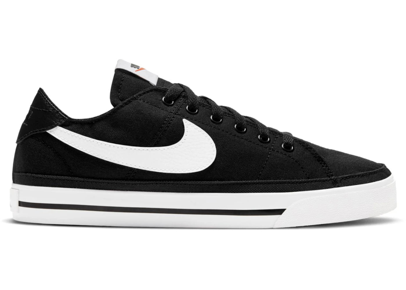 Nike Court Legacy Canvas Black White (Women's)