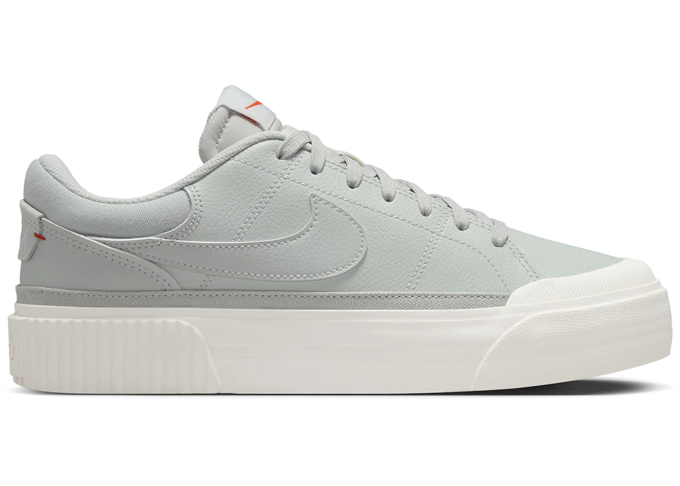 Nike Court Legacy Lift Light Silver Sail Picante Red Feather (Women's)