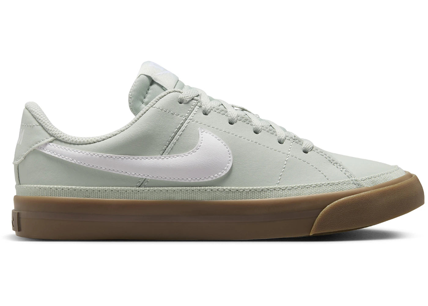 Nike Court Legacy Light Silver Gum Dark Brown White (GS)