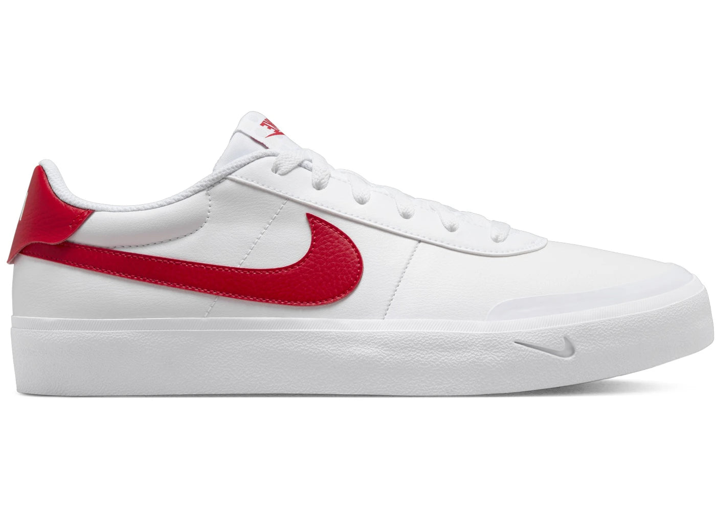 Nike Court Shot White Photon Dust Wolf Grey University Red