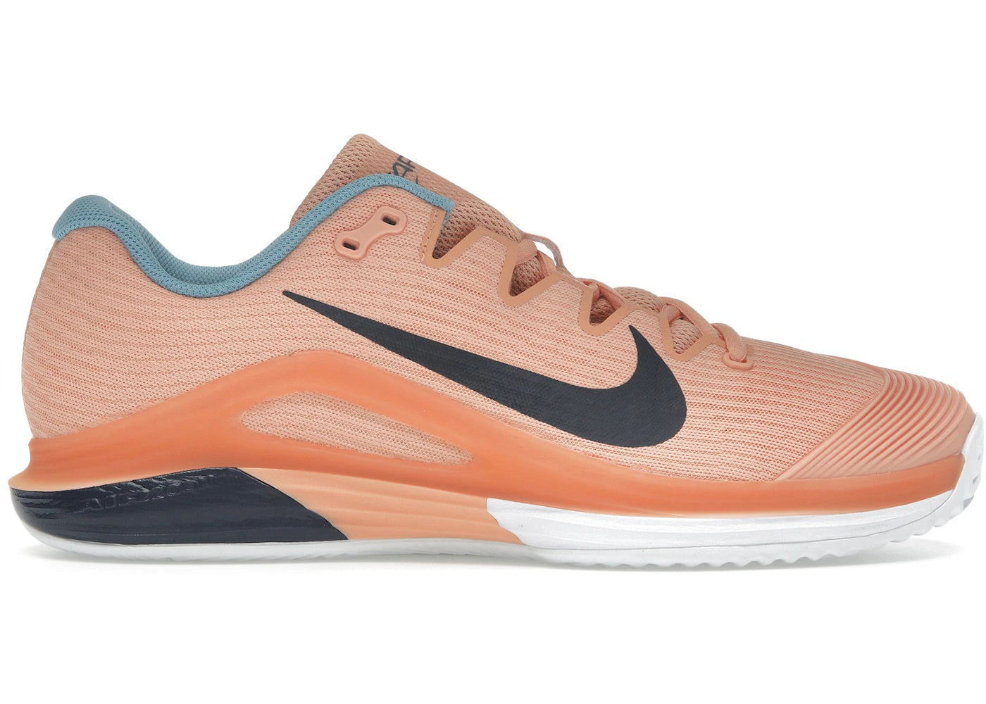 Nike Court Vapor 12 Clay Apricot Agate White Denim Turquoise Obsidian