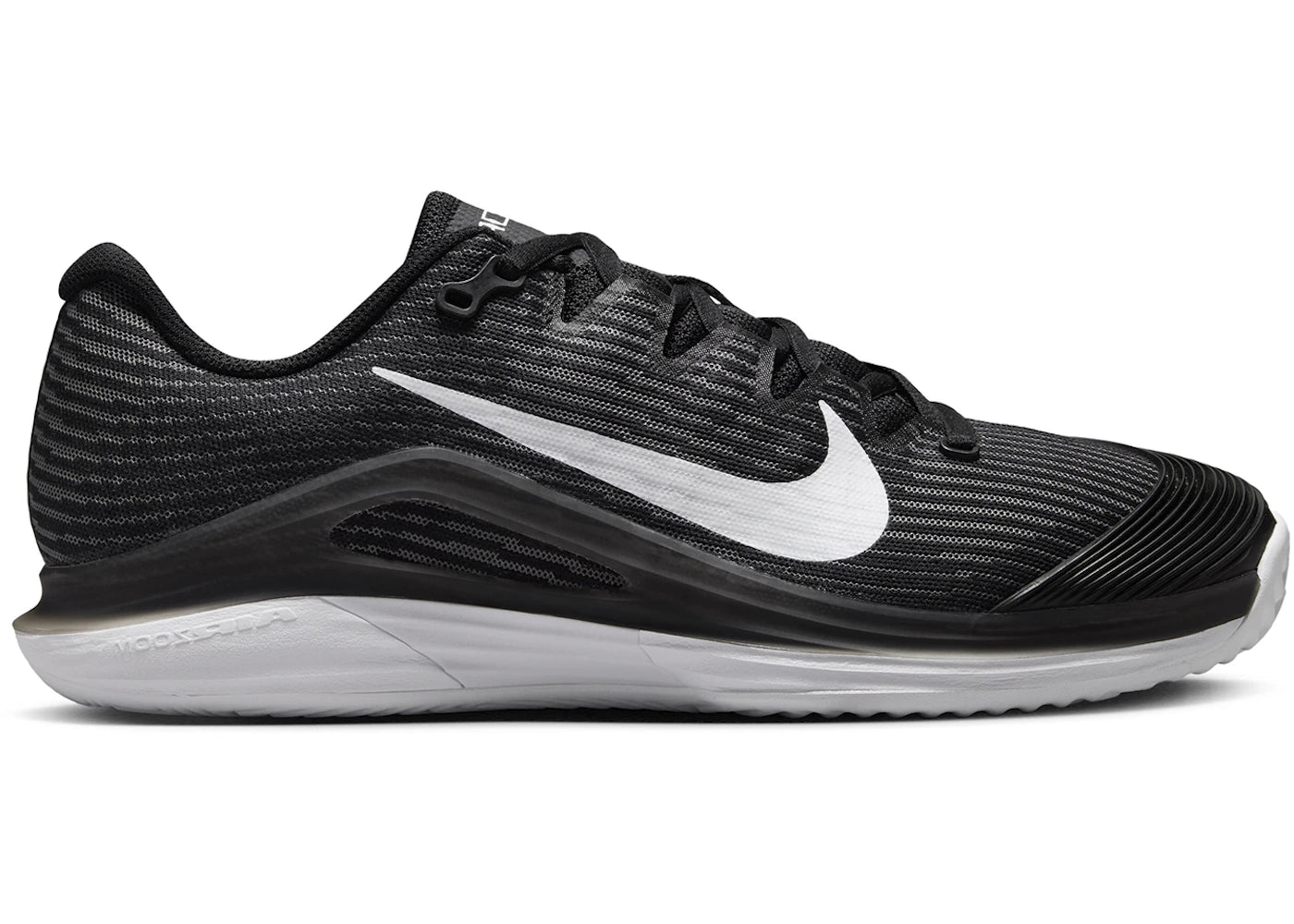 Nike Court Vapor 12 Clay Black Dark Smoke Grey White (Women's)